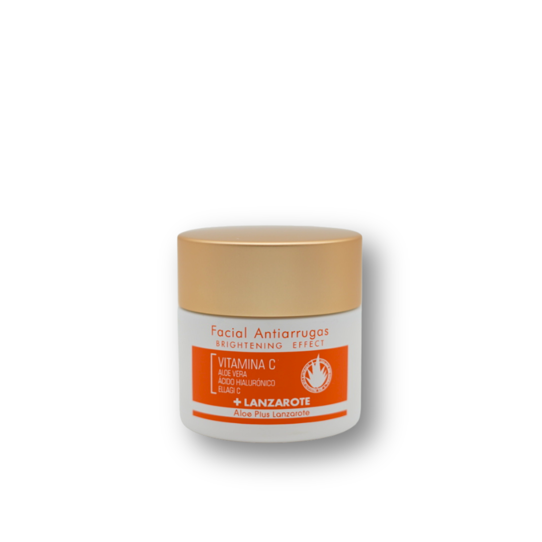 CREMA FACIAL ANTIARRUGAS DE VITAMINA C Y ALOE VERA 50ml