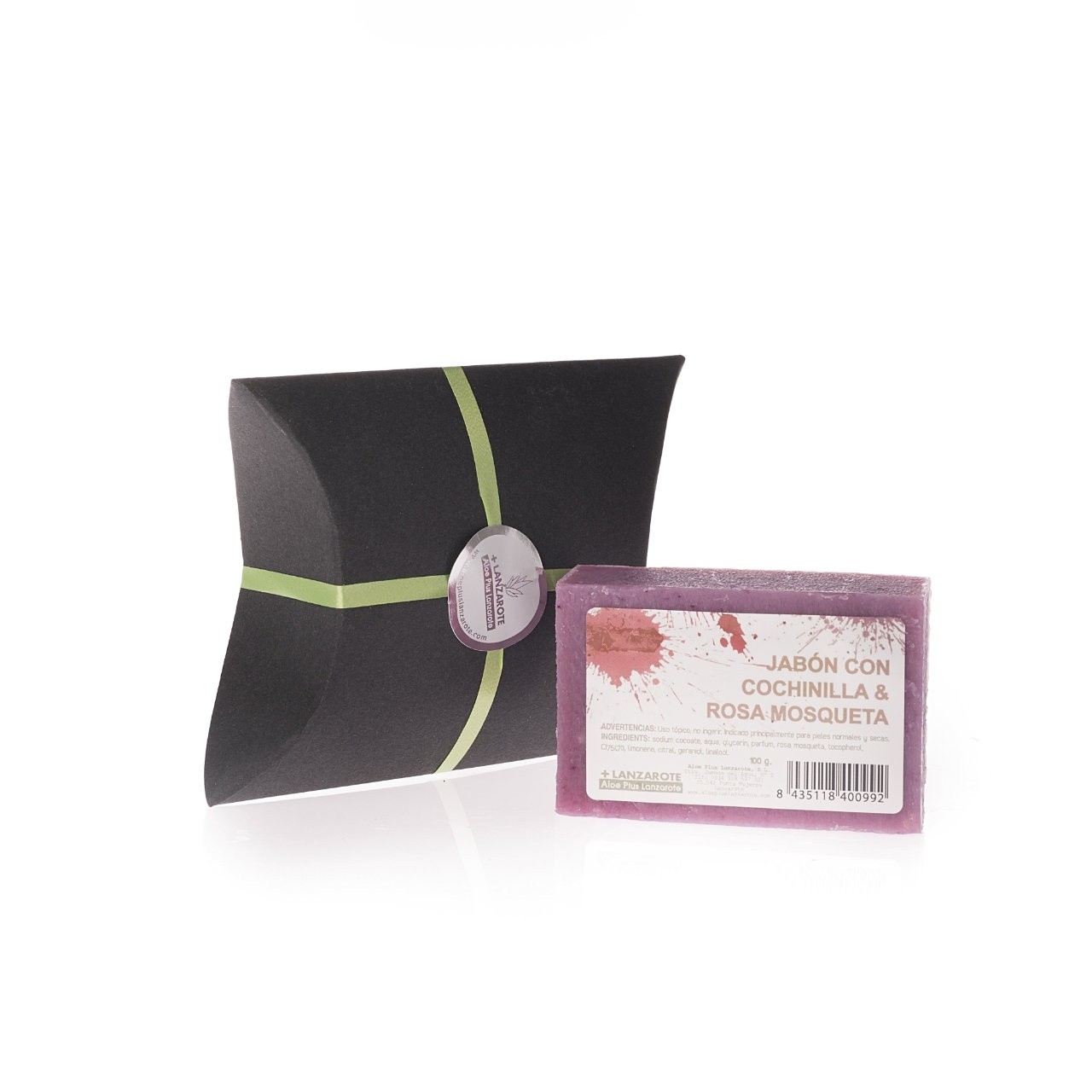 GÓNDOLA JABÓN -Jabón con cochinilla y rosa mosqueta
